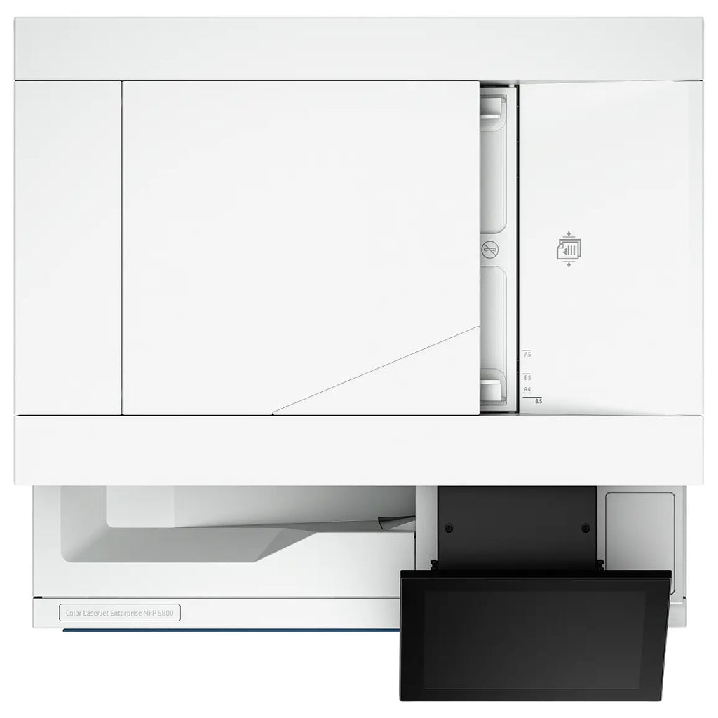 HP Color LaserJet Enterprise MFP 5800DN, Laser Multifunction Printer, Print Copy Scan, Up To 45 PPM, Auto Duplex Printing, 2 Paper Trays, 100-Sheet ADF, 8-in Color Touchscreen, 6GB Memory