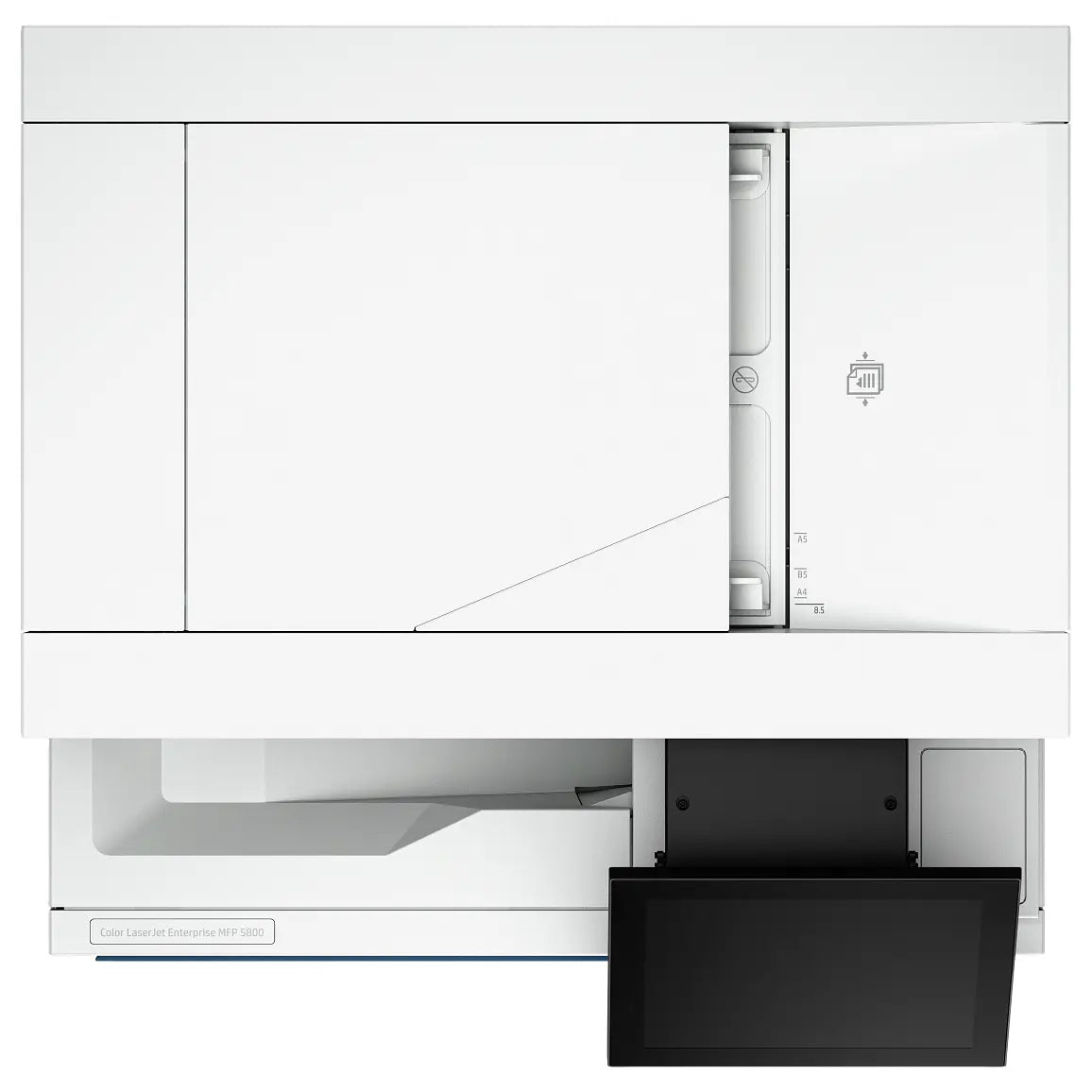 HP Color LaserJet Enterprise MFP 5800DN, Laser Multifunction Printer, Print Copy Scan, Up To 45 PPM, Auto Duplex Printing, 2 Paper Trays, 100-Sheet ADF, 8-in Color Touchscreen, 6GB Memory