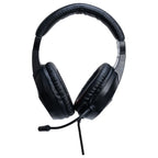Meetion HP022 Noise-Cancelling RGB Wired Gaming Headset, 40mm Drivers, Gaming Stereo Sound, Dual USB and 3.5mm Jack, 1.8m Braided Cable