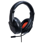 Meetion HP022 Noise-Cancelling RGB Wired Gaming Headset, 40mm Drivers, Gaming Stereo Sound, Dual USB and 3.5mm Jack, 1.8m Braided Cable