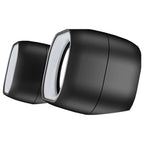Meetion MT-SP2010 2.0 Office Desktop Speakers, HiFi 2.0 Stereo Sound, Double Diaphragm Subwoofer, Double-Strength Magnetic Sound, 360 Degree Stereo Surround