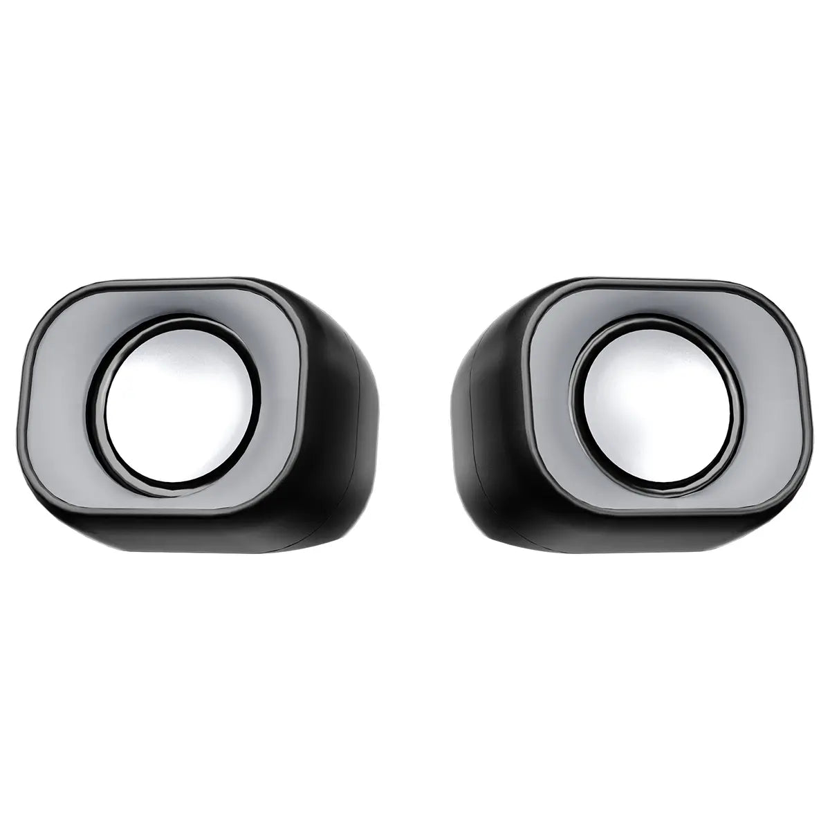 Meetion MT-SP2010 2.0 Office Desktop Speakers, HiFi 2.0 Stereo Sound, Double Diaphragm Subwoofer, Double-Strength Magnetic Sound, 360 Degree Stereo Surround