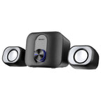 Meetion MT-SP2110 2.1 Office Desktop Speakers, 5W Output, Bluetooth 5.0 Wireless, 360 Degree Surround Stereo