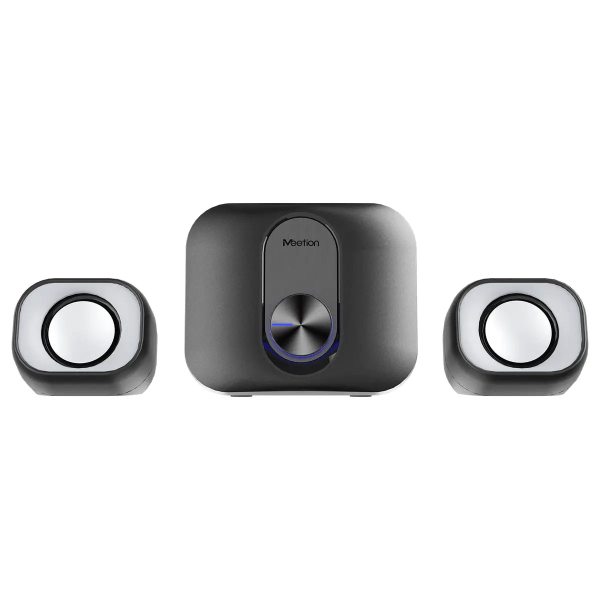 Meetion MT-SP2110 2.1 Office Desktop Speakers, 5W Output, Bluetooth 5.0 Wireless, 360 Degree Surround Stereo