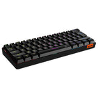 Meetion HESTIA MK005BT Dual Mode Bluetooth 60% Gaming Keyboard, OUTEMU Blue Switches, Full Keys Anti-Ghosting, RGB Chromatic Backlight, Type-C to USB Cable, Black