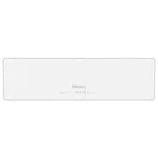 Meetion IKey K230 Ultra-Slim Dual Mode Wireless Keyboard, 109-Key Full-Sized Layout, 2.4G Wireless Plus 3-Channel Bluetooth 4-Device Switching, Scissor Key Switch, Silver and White