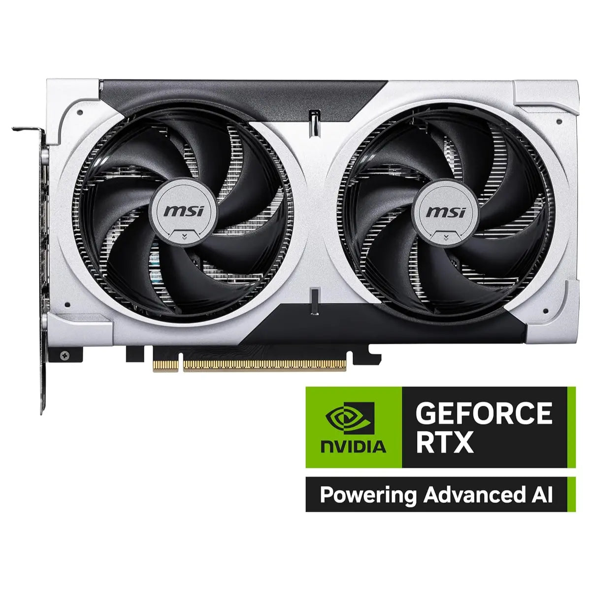 MSI Gaming RTX 5060 Ti 8G Ventus 2X OC Plus Graphics Card, 8GB GDDR7, DisplayPort 2.1a x3, HDMI 2.1b, NVIDIA Blackwell Architecture, G506T-8V2CP