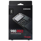Samsung 980 PRO SSD 2TB, PCIe Gen 4x4 NVMe M.2 2280 Internal Solid State Drive, Up To 7,000MB/s Read, Thermal Control, AES 256-Bit Encryption, MZ-V8P2T0B