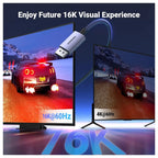 UGREEN 16K DisplayPort Cable 2.1, 3 Meter, VESA Certified 80Gbps, 16K@60Hz 8K@240Hz 4K@240Hz, FreeSync and G-Sync, HDR HDCP2.2, UHBR10, Model 25862