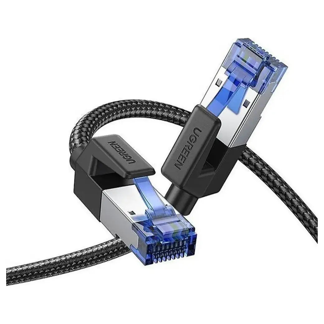 UGREEN CAT8 RJ45 LAN Ethernet Network Cable, Up To 10Gbps, 600MHz, Pure Copper, Double-Shielded F/FTP, 1.5m, Black 80430