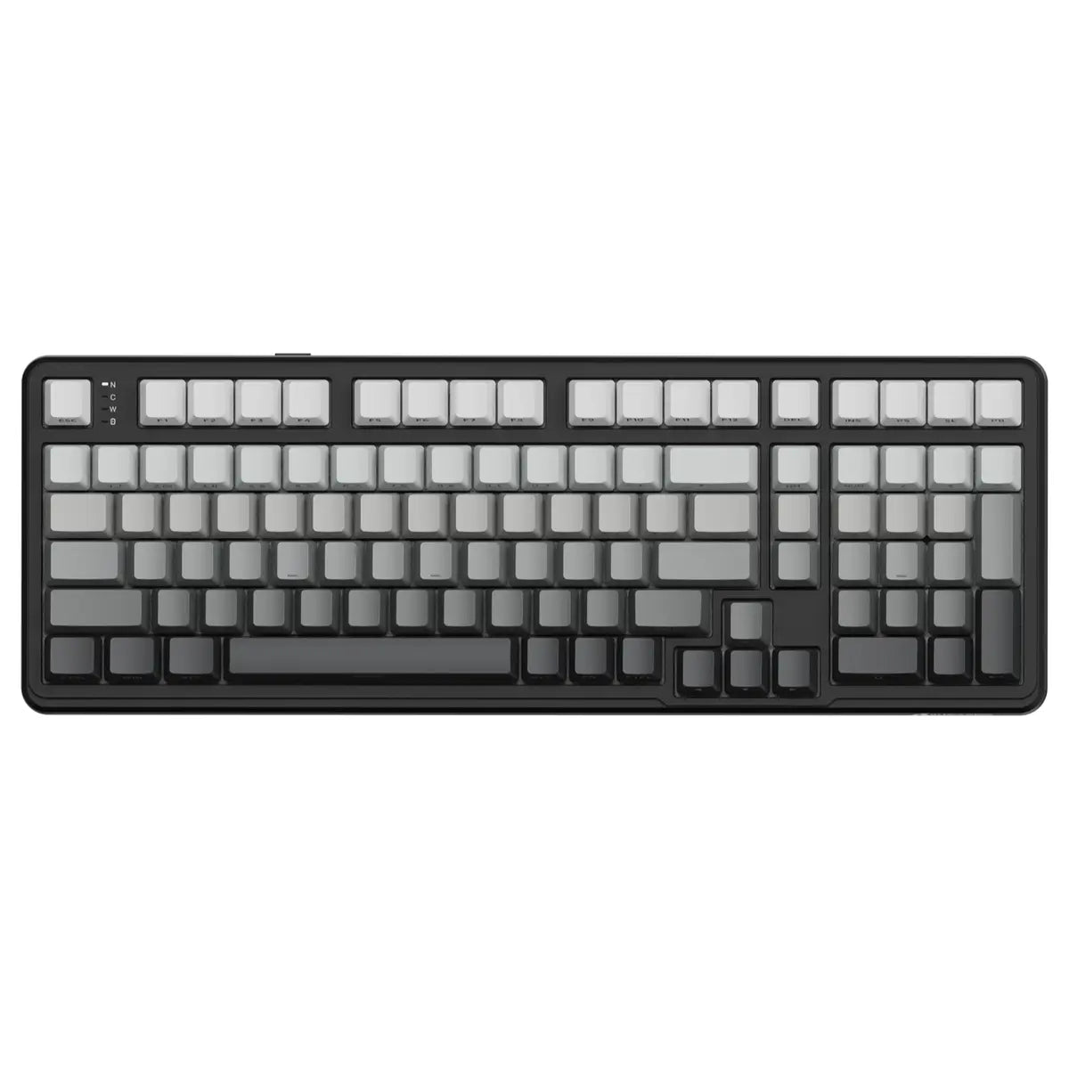 ATTACK SHARK X98 Full-Size Wireless Mechanical Keyboard, 102 Keys Tri-Mode Bluetooth 5.0 2.4G USB-C, Upgraded Gasket-Mount, Hot-Swappable 3/5 Pin, 4000mAh, South-Facing RGB, Moonlit Night