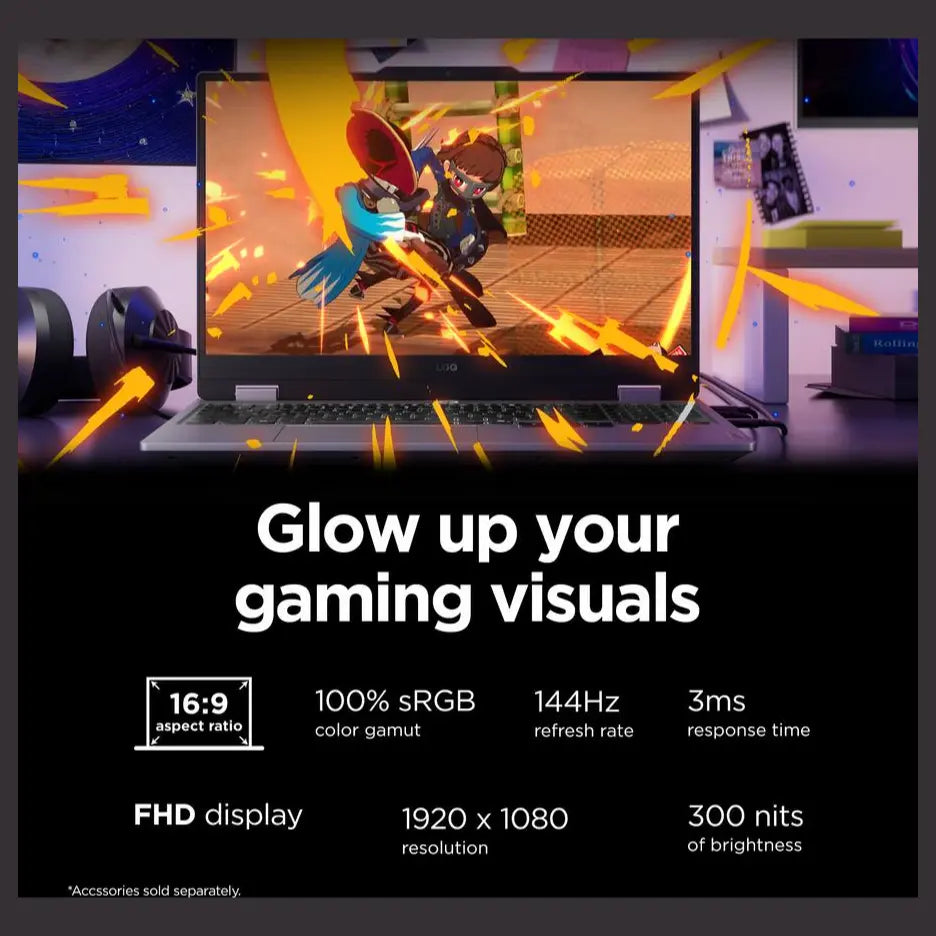 Lenovo LOQ 15IRX10 Gaming Laptop, Intel Core i7-14700HX, 16GB DDR5-5600 RAM, 1TB PCIe 4.0 NVMe SSD, NVIDIA GeForce RTX 5060 8GB, 15.6" FHD IPS 144Hz 100% sRGB G-SYNC, Windows 11 Home, Luna Grey, 83JE00XAFU
