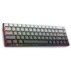 E-Yooso HZ-68 Rapid Trigger Mechanical Keyboard with Hall Effect, Magnetic Switch, 68-Key Layout, RGB Backlit, Doubleshot PBT Keycaps, 8,000Hz Polling Rate, Gradient Grey