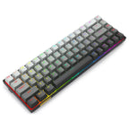 E-Yooso HZ-68 Rapid Trigger Mechanical Keyboard with Hall Effect, Magnetic Switch, 68-Key Layout, RGB Backlit, Doubleshot PBT Keycaps, 8,000Hz Polling Rate, Gradient Grey