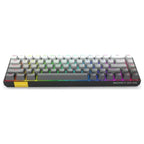 E-Yooso HZ-68 Rapid Trigger Mechanical Keyboard with Hall Effect, Magnetic Switch, 68-Key Layout, RGB Backlit, Doubleshot PBT Keycaps, 8,000Hz Polling Rate, Gradient Grey