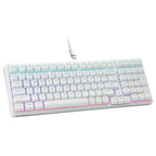 E-Yooso Z-99 Mechanical Keyboard, 99-Key QWERTY Full Layout, Hot Swappable 3-Pin and 5-Pin, Pre-Lubricated Linear Switches, Gasket Mount Soundproofing Foam, RGB 15 Effects