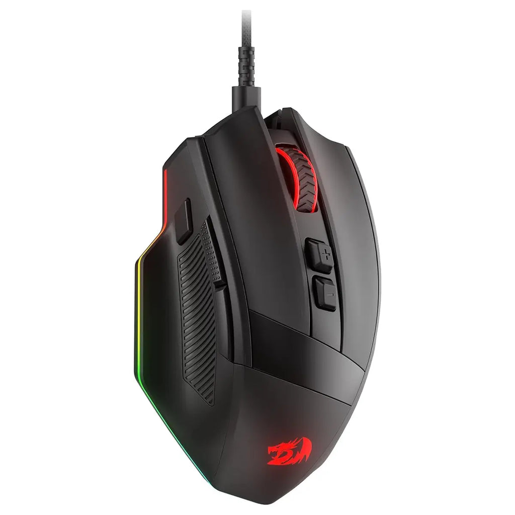 Redragon Stealth M923 Wired RGB Gaming Mouse, Optical Ergonomic Design, 24,000 DPI, SG8960 High Precision Sensor, 8 Programmable Macro Buttons
