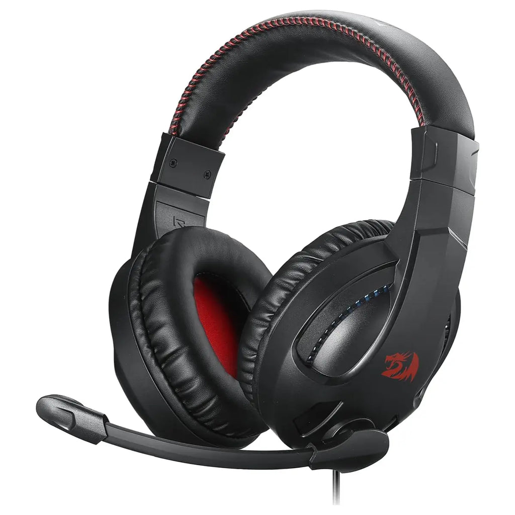 Redragon CRONUS H211 Wired Gaming Headset, 7.1 Surround Sound, 40mm Drivers, Noise-Canceling Mic, RGB Lighting, 3.5mm Multi-Platform, Black