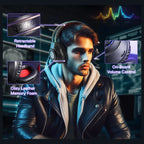 Redragon H231 Scream Wired Gaming Headset, Stereo Surround Sound, 40mm Drivers, Noise-Canceling Microphone, Dynamic RGB Lighting, Works with PC PS4 PS5 NS Xbox-one, Black