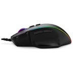 E-Yooso X49 RGB Wired Gaming Mouse, PAW3327, 1K Polling Rate, 12400 DPI, 65g, Black