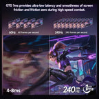 KOORUI G2511X Gaming Monitor, 24.5" FHD 1080p IPS, 240Hz, 1ms Response Time, Adaptive Sync, 3-Sided Frameless Ultra Slim, VESA, DP and HDMI