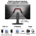 KOORUI G2511X Gaming Monitor, 24.5" FHD 1080p IPS, 240Hz, 1ms Response Time, Adaptive Sync, 3-Sided Frameless Ultra Slim, VESA, DP and HDMI