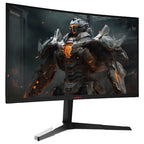 KOORUI 27E6QCA 27 Inch QHD 180Hz 1ms Curved Gaming Monitor, VA Display, 100% sRGB and 90% DCI-P3, Adaptive-Sync, 1500R, 2x HDMI 2.0 and DP 1.4