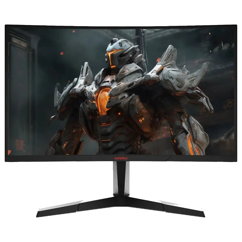 KOORUI 27E6QCA 27 Inch QHD 180Hz 1ms Curved Gaming Monitor, VA Display, 100% sRGB and 90% DCI-P3, Adaptive-Sync, 1500R, 2x HDMI 2.0 and DP 1.4