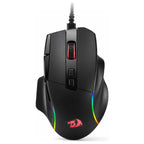 Redragon VIPER M925 Wired Gaming Mouse, PixArt PAW3311 Optical Sensor, 24000 Max DPI, 10 Programmable Buttons, 1000Hz Polling Rate, 8 Backlit Modes, Black