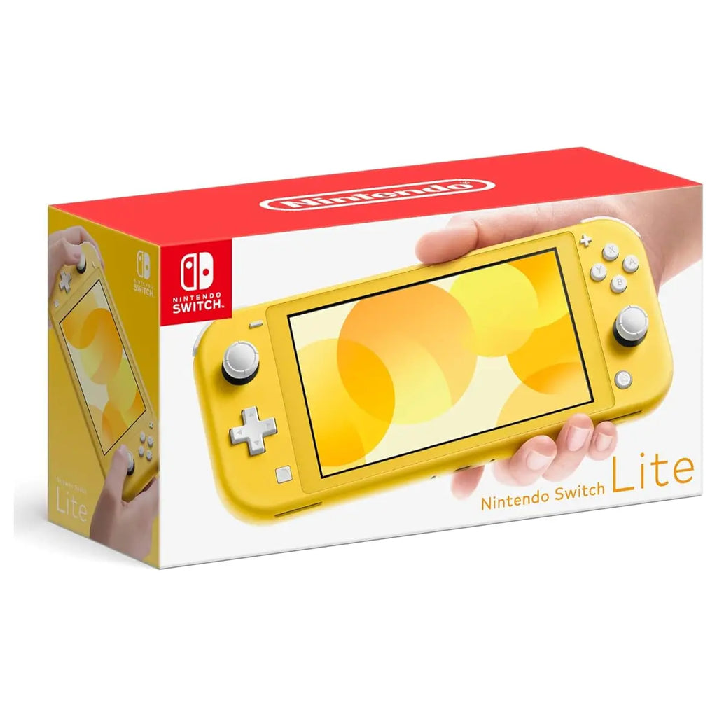 Nintendo Switch Lite Handheld Gaming System, 32GB Storage, 720p Resolution, USB-C and Headphone Jack, Bluetooth Wireless, Yellow
