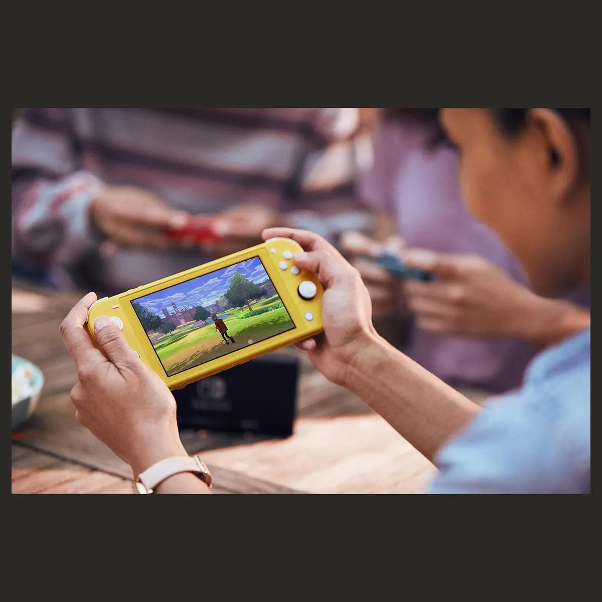 Nintendo Switch Lite Handheld Gaming System, 32GB Storage, 720p Resolution, USB-C and Headphone Jack, Bluetooth Wireless, Yellow