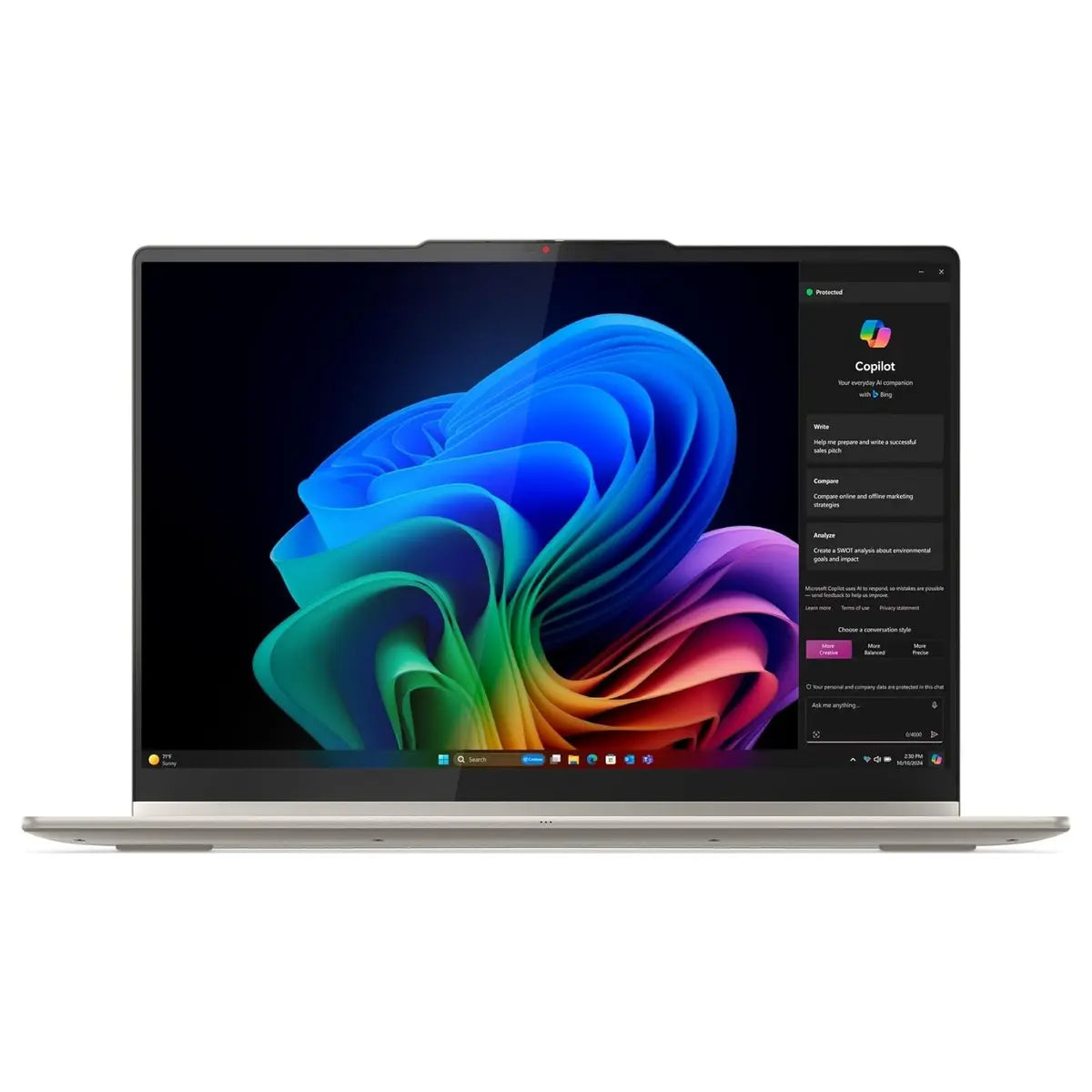 Lenovo Yoga 7 2-in-1 16AKP10 Laptop, AMD Ryzen AI 7 350, AMD Radeon 860M, 16" WUXGA IPS Touch, 16GB DDR5 RAM, 1TB NVMe SSD, Wi-Fi 7, Windows 11, Seashell