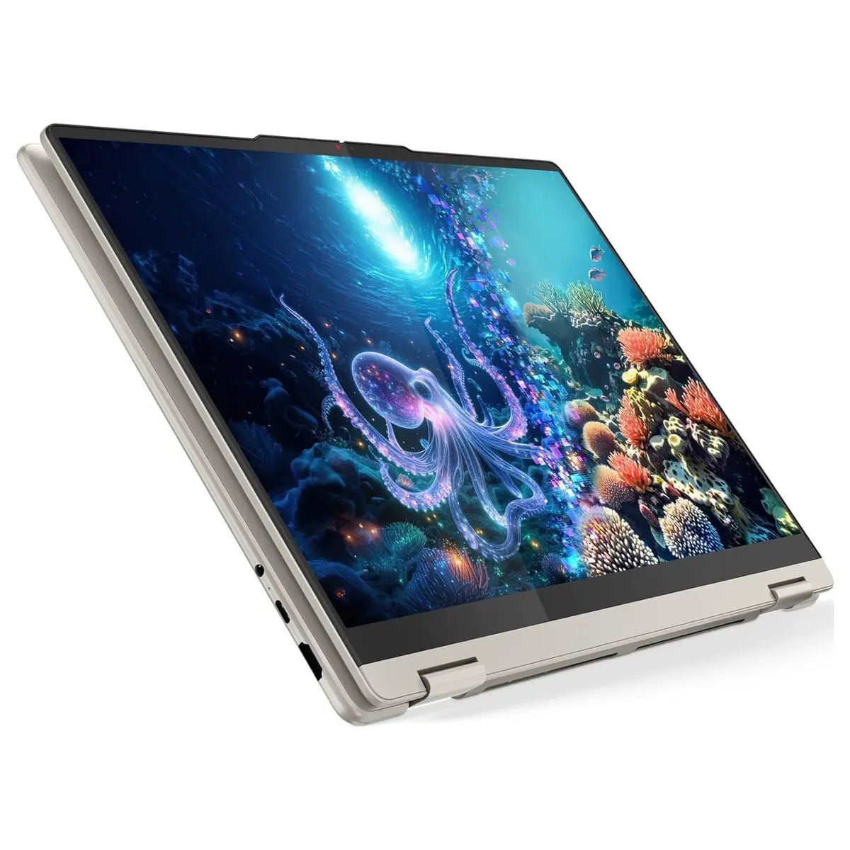Lenovo Yoga 7 2-in-1 16AKP10 Laptop, AMD Ryzen AI 7 350, AMD Radeon 860M, 16" WUXGA IPS Touch, 16GB DDR5 RAM, 1TB NVMe SSD, Wi-Fi 7, Windows 11, Seashell