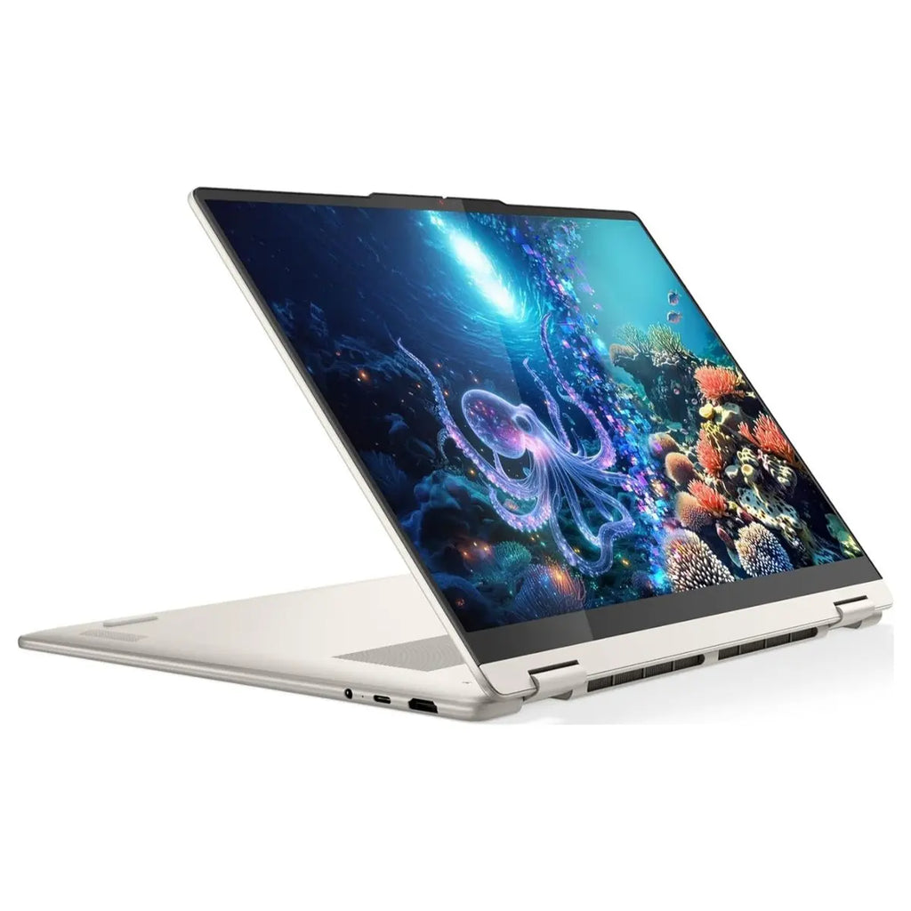 Lenovo Yoga 7 2-in-1 16AKP10 Laptop, AMD Ryzen AI 7 350, AMD Radeon 860M, 16" WUXGA IPS Touch, 16GB DDR5 RAM, 1TB NVMe SSD, Wi-Fi 7, Windows 11, Seashell