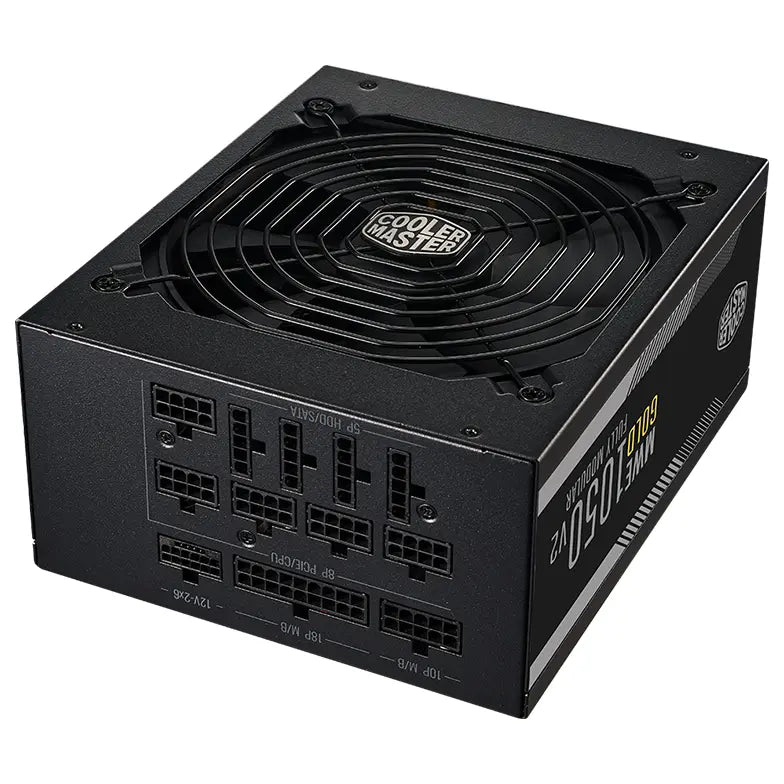 Cooler Master MWE Gold 1050 V2 ATX 3.1, 1050W 80 PLUS Gold Fully Modular ATX Power Supply Unit, 12V-2x6 Connector, 140mm Silent Fan, Black