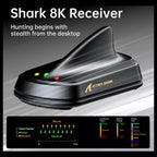 ATTACK SHARK X11 Ultra Wireless Gaming Mouse, PAW3950 MAX 42000 DPI, Dual 8000Hz Wired and Wireless Polling, 63g Carbon Fiber, Wired Bluetooth and 2.4GHz, Black