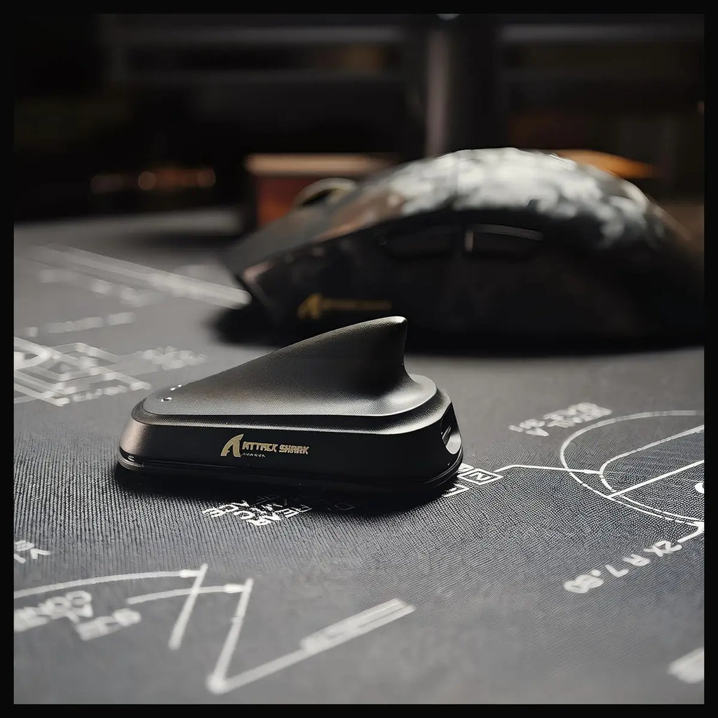 ATTACK SHARK X11 Ultra Wireless Gaming Mouse, PAW3950 MAX 42000 DPI, Dual 8000Hz Wired and Wireless Polling, 63g Carbon Fiber, Wired Bluetooth and 2.4GHz, Black