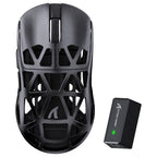 ATTACK SHARK R2 Magnesium Alloy PAW3950 Gaming Mouse, 45g Super Light, 42000 DPI, 8000Hz Wireless Polling Rate, Bluetooth 2.4G Wireless and Wired, Black