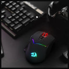 Redragon Mirage Pro M690-PRO Wireless Gaming Mouse, 8000 DPI, Wired and Wireless Dual Mode, 8 Programmable Buttons With Rapid Fire Key, PAW3104 Optical Pixart Sensor, 1000Hz Polling Rate
