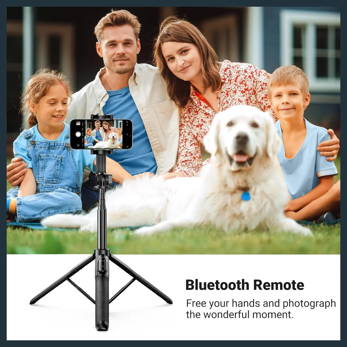 UGREEN Selfie Stick Tripod Stand with Bluetooth Remote, 12.5" to 63" Extendable, 360 Degree Rotating Clamp, Aluminum Alloy and ABS 15062