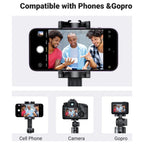 UGREEN Selfie Stick Tripod Stand with Bluetooth Remote, 12.5" to 63" Extendable, 360 Degree Rotating Clamp, Aluminum Alloy and ABS 15062