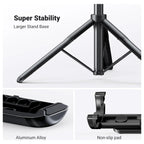 UGREEN Selfie Stick Tripod Stand with Bluetooth Remote, 12.5" to 63" Extendable, 360 Degree Rotating Clamp, Aluminum Alloy and ABS 15062