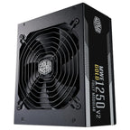 Cooler Master MWE Gold 1250 V2 ATX 3.1 Fully Modular Power Supply, 80 Plus Gold 1250W, PCIe 5.1 12VHPWR 90 Degree Connector, 140mm FDB Fan, MPE-C501-AFCAG-3EEU