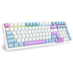 E-YOOSO Z-99 Wireless Bluetooth Mechanical Keyboard, 99 Keys, Tri-Mode Bluetooth 5.0 2.4GHz And USB Wired, Hot-Swappable, Gasket Structure With Sound Dampening Foam, RGB Backlit