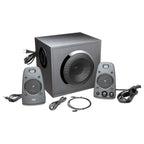 Logitech Z625 Powerful THX Certified 2.1 Speaker System With Optical Input, 200 Watts RMS, 400 Watts Peak