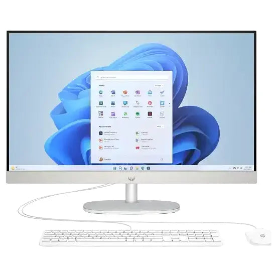 HP All-in-One 27-CR0075D, Intel Core i7-1355U, 16GB DDR4 RAM, 512GB PCIe NVMe SSD, 27" FHD IPS Touch, Intel Iris Xe Graphics, Windows 11 Home, White