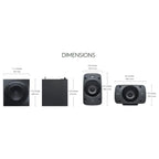 Logitech Z906 5.1 Surround Sound Speaker System, THX Certified, Dolby Digital And DTS Digital Certified, 500 Watts Continuous Power, Black