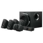 Logitech Z906 5.1 Surround Sound Speaker System, THX Certified, Dolby Digital And DTS Digital Certified, 500 Watts Continuous Power, Black