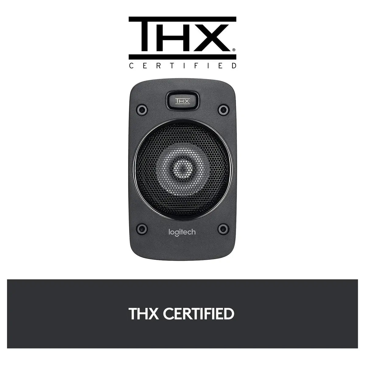 Logitech Z906 5.1 Surround Sound Speaker System, THX Certified, Dolby Digital And DTS Digital Certified, 500 Watts Continuous Power, Black