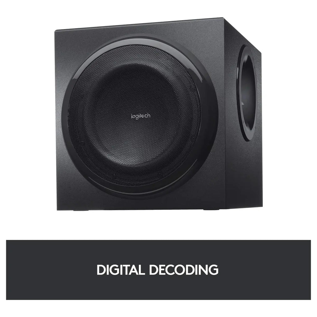 Logitech Z906 5.1 Surround Sound Speaker System, THX Certified, Dolby Digital And DTS Digital Certified, 500 Watts Continuous Power, Black